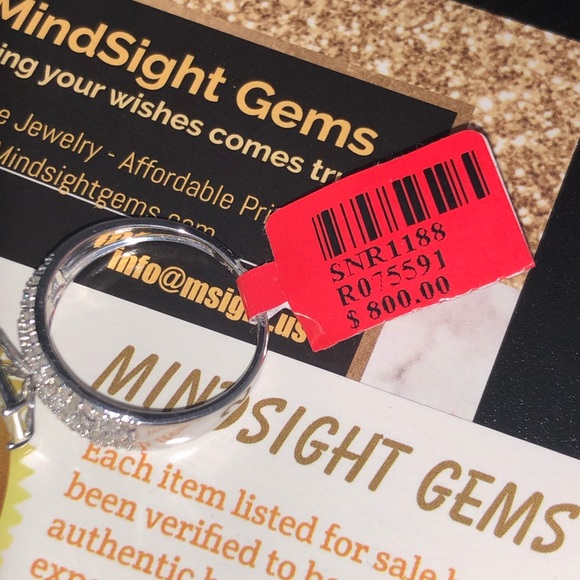 REAL DIAMOND Custom designer diamond ring. NOT CZ! - Picture 8 of 9